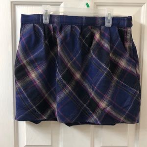 Old Navy tweed plaid skirt